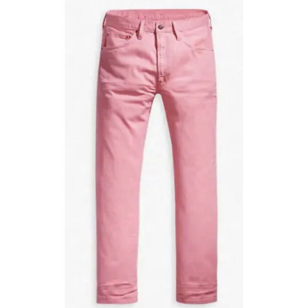 New $178 Levi's 505-1017 Vintage Collection Regular Fit Men's Jeans Pink Dust 28